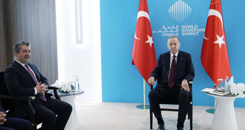 Erdoğan, Barzani ile bir araya geldi